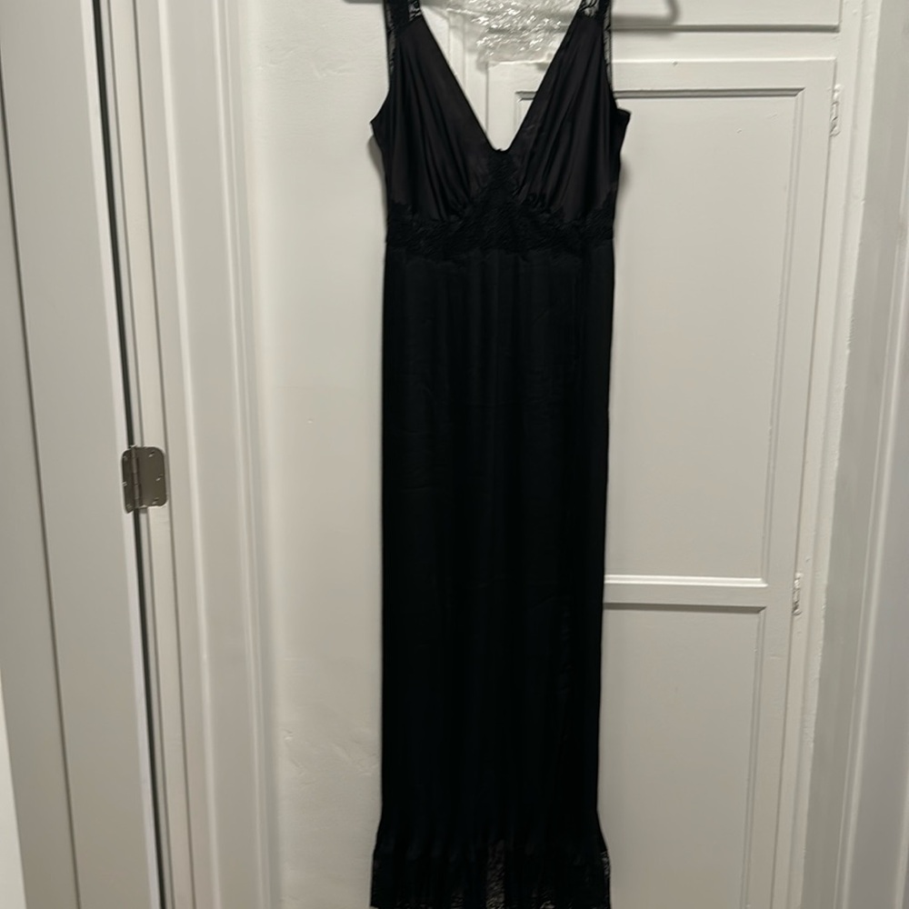 NWT black Paco Rabanne dress size 38 fits a 4-6